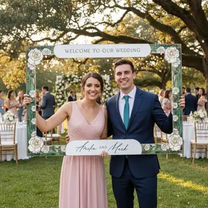 Personalized Wedding Photo Booth Frame