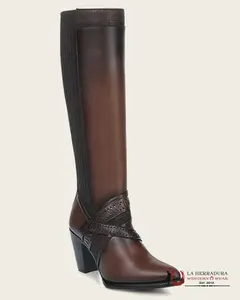 WOMEN’S CUADRA TALL BOOT RES CRUST MIEL LASER ROUND TOE CU868