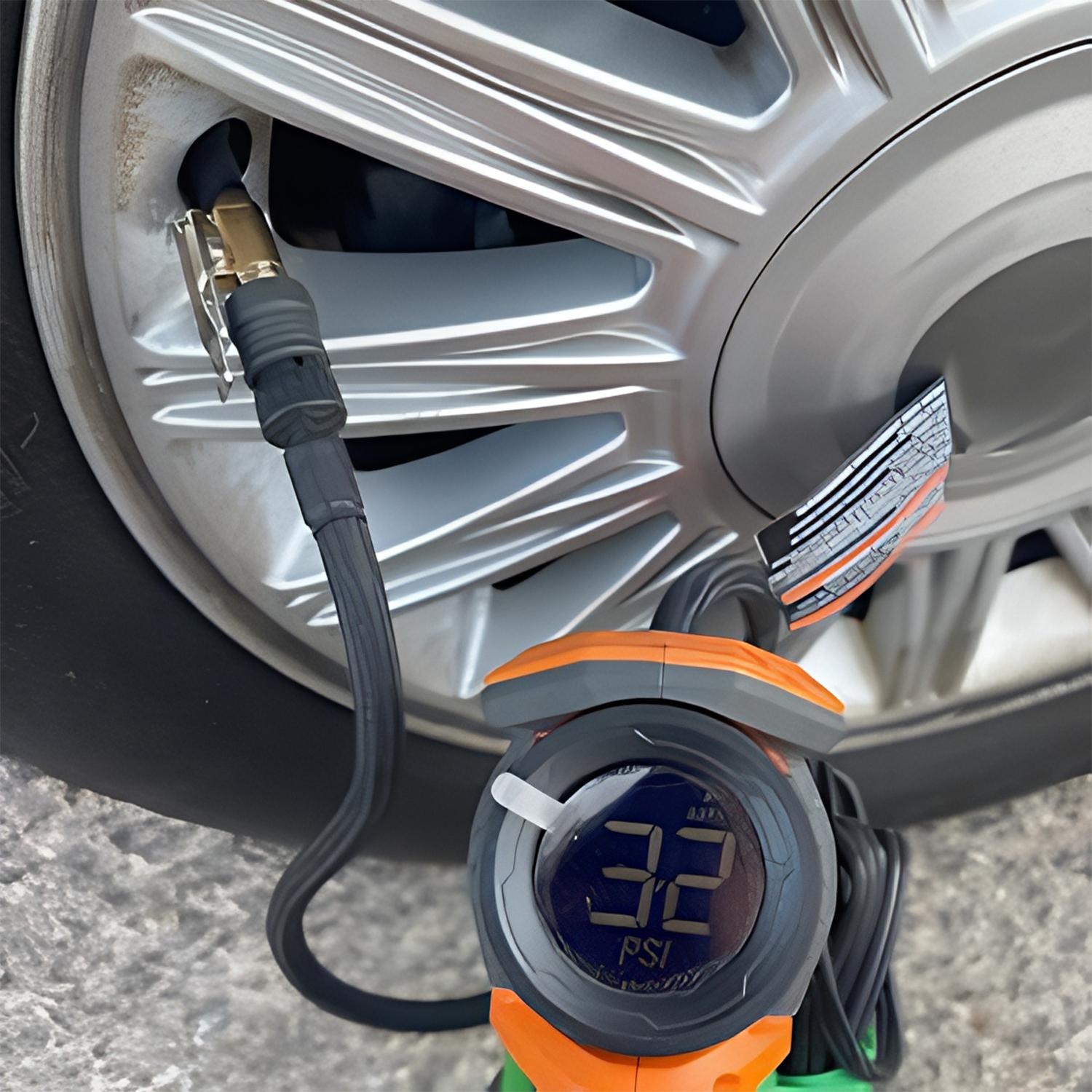 2 Pcs Brass Locking Tire Air Chuck, Tire Inflator Hose Adapter for Twist On Connection Convert to Lock On, No Air Leakage Air Compressor Pump Clip On Tire Chucks, Tire Nozzle with Tire Valve Thread