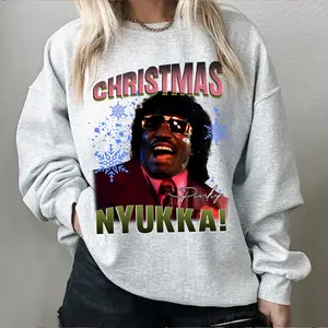 Merry Christmas Nyukka Shirt, Merry Christmas Nyukka Sweatshirt, Ugly Xmas Sweater, Nugga Christmas CrewNeck, Pinky From Friday, Gifts For Christmas For Men and Women