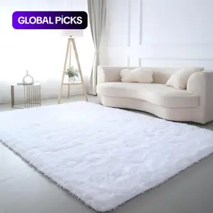 Solid Color Faux Fur Rug, 1 Count Soft Plush Rug, Decorative Carpet for Home Living Room Bedroom, Room Decor, Home Decor, Fluffy Area Rug #GLOBAL PICKS