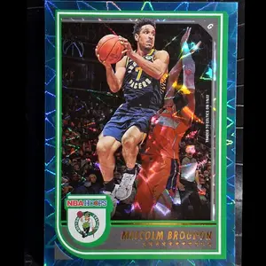 NBA 2022-23 Hoops 54 Malcolm Brogdon Teal Explosion Celtics Trading Card
