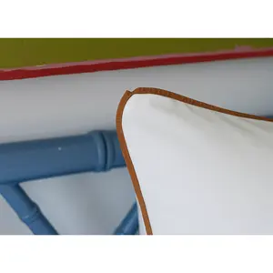 The Signature Zipper Duvet Cover - The Peek Edge - Clay