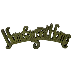 Home Sweet Home - Antiqued Tabletop Sign