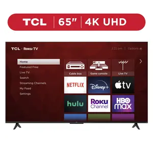 TCL 65 Inch Class S4 4K UHD HDR LED Smart Roku TV