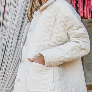 QUILTED FLOWER JACKET