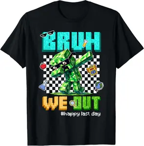 Bruh It’s My Birthday Video Game Pixel Birthday Party Kids  Funny , Minecraft Shirt, Video Game Shirt, Funny Movie Unisex T-Shirt, Gift for Gamers, Gamer Humor Tee