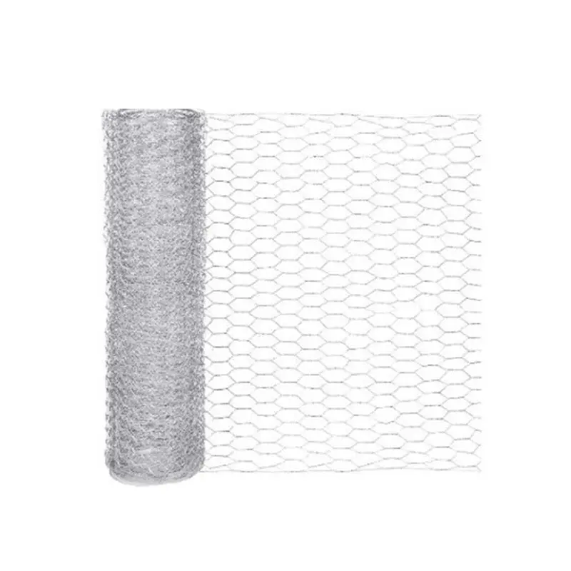 Galvanized Hexagonal Wire Mesh Fence for Chicken Rabbit Animal Household Garden Wire Net Scratch Resistant Rust Proof