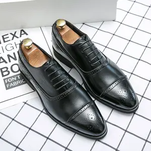 Men's wedding PU leather shoes, business casual shoes, casual loafers, elegant lightweight casual shoes, fashionable formal shoes, round-toe shoes.