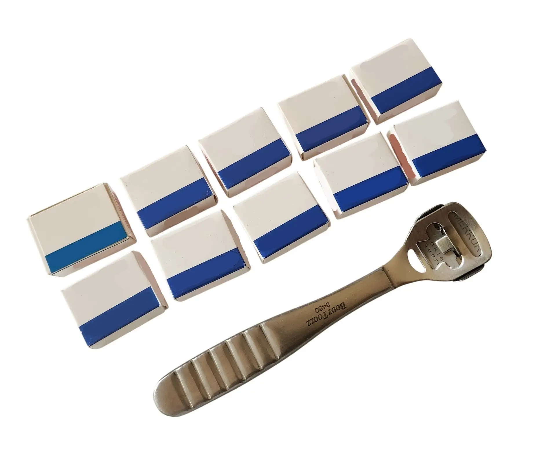 Pedicure Callus & Corn Remover Tool, Hard Skin Shaver with 100 Razor Blades