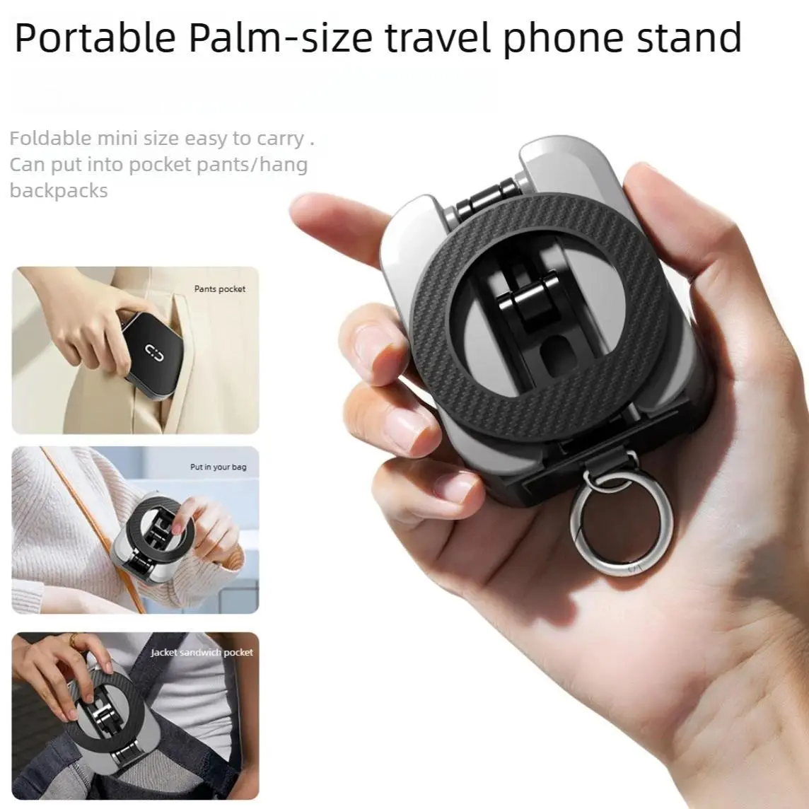 Magnetic Foldable Phone Holder/stand -Assistance inshooting ,Applicable to multiple scenarios ,Travelkithchen ,airplane ,gym.outdoor ,strong magnet.Perfectfor iphone 16,iphone 15,iphone 14... SmartphoneCellphone Mount Folding magnetic phone holder