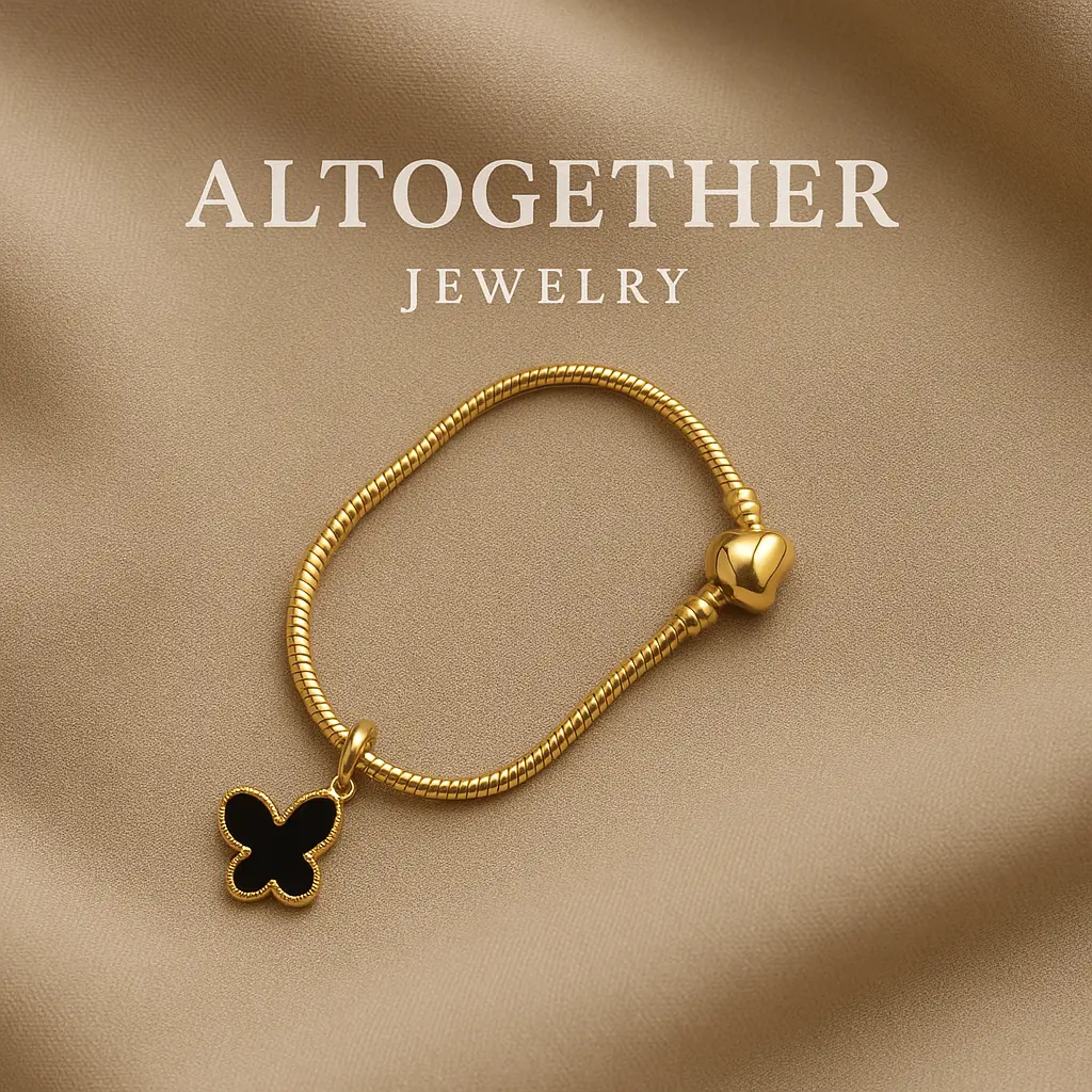 BRAZALETE BUTTERFLY BLACK