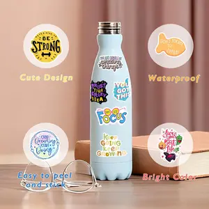 Inspirational Stickers for Adults Teens Kids, 100PCS Waterproof Motivational Words Stickers for Waterbottle Journaling Scrapbook Laptop Phone Positive Affirmations