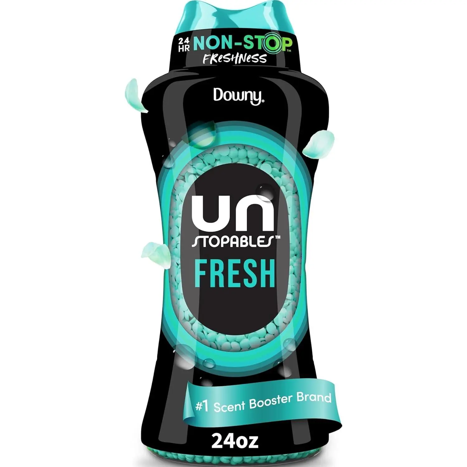 Downy Unstopables in Wash Scent Booster Beads, Fresh Scent, 24 oz, White, Laundry Beads for Odor Protection, Scent Booster Beads, Laundry Scent Boosters
