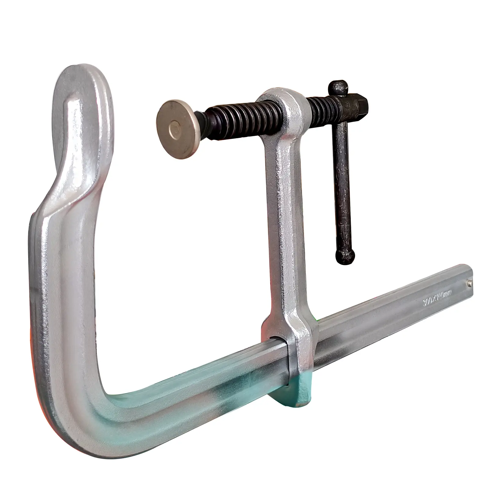 Demweison 12" Heavy-Duty Cr-V Steel F-Clamps with Swivel Pad & All-Steel Thick Rail, 1700 lbs Clamping Force for Woodworking, Welding