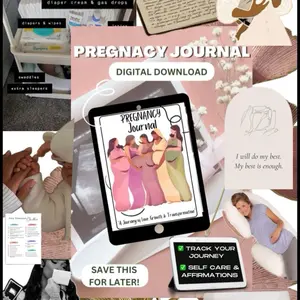 Pregnancy Journal for Moms-to-Be Purse-Size Paperback Ideal for Expecting Moms First-time Mothers Baby Shower Maternity Gifts