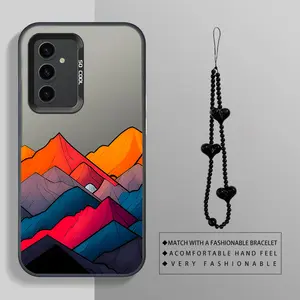 Colorful Mountain Peak Pattern suit bracelet phone Suitable For Samsung Galaxy A13 5G Case is suitable For For Galaxy A13 5G with PET Shock proof design perfect for popular