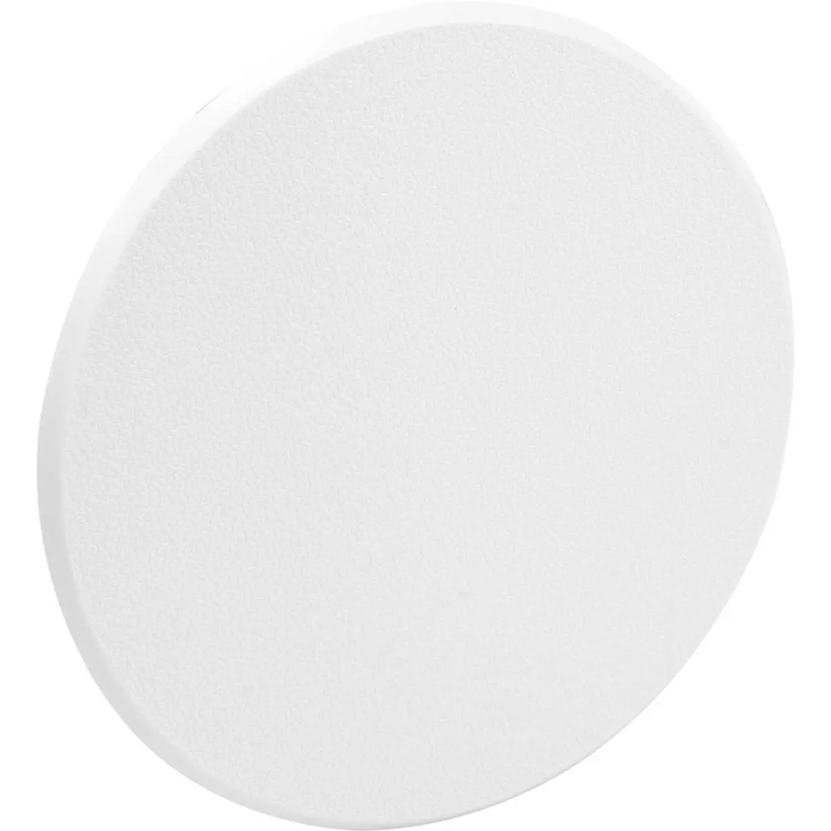Prime-Line Products B1958898 U 9265 7 in. x 7 in. Self-Adhesive Textured White Wall Protector, Door Stop, Paintable, Repairs Damaged Walls