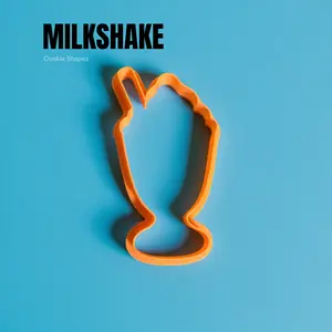 Milkshake Cookie Cutter + Stamp