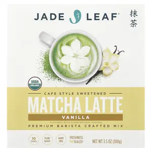 Jade Leaf Matcha Matcha Latte, Vanilla , 3.5 oz (100 g) Jade Leaf Matcha Matcha Latte, Vanilla , 3.5 oz (100 g)
