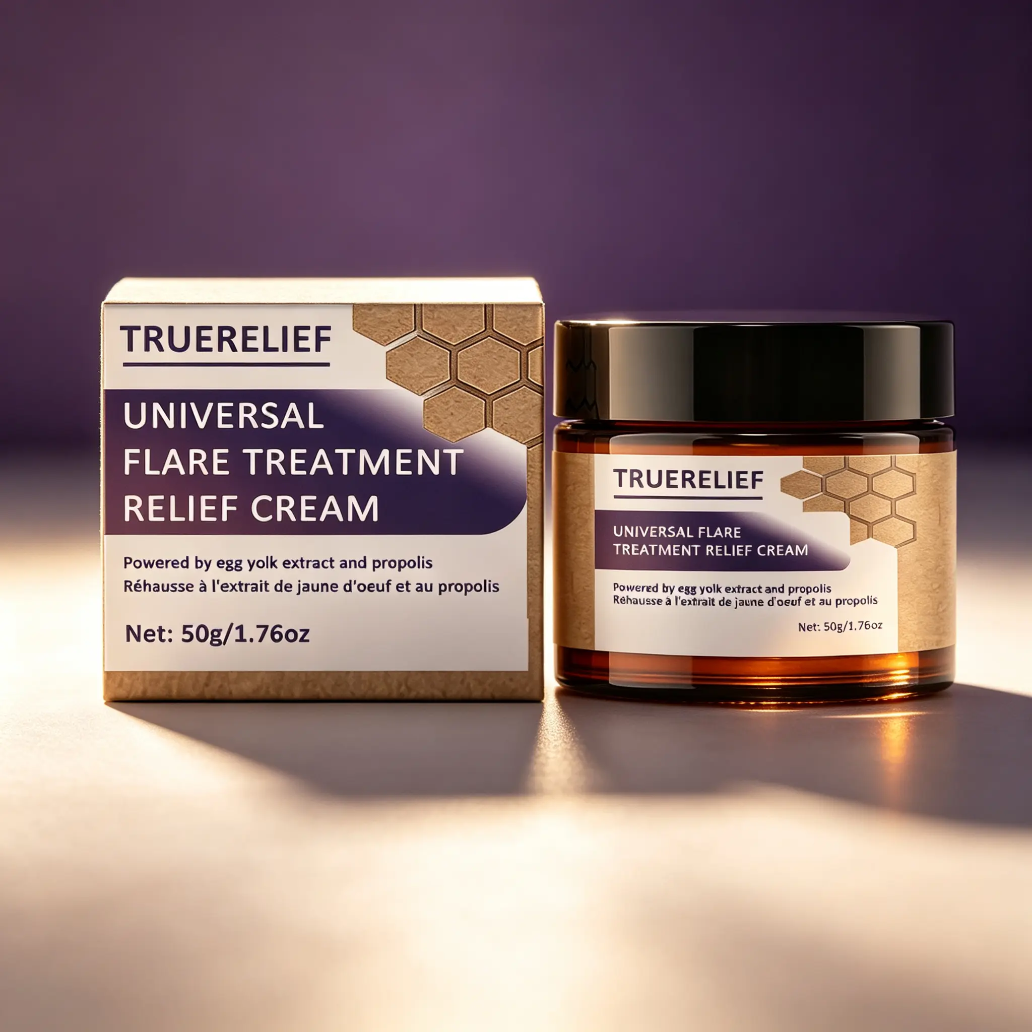 Soothing Propolis & Egg Yolk Cream – Deep Hydration for Eczema-Prone & Sensitive Skin | Family Safe Daily Moisturizer