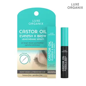 Luxe Organix Castor Oil Eyelash and Brow Growth Serum 10ml