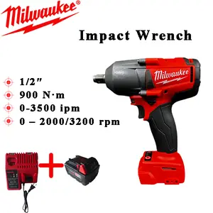 Milwaukee 900N.m High Torque Impact Wrench for Tire Changing, Construction Bolting & Heavy Equipment Repair summervibes