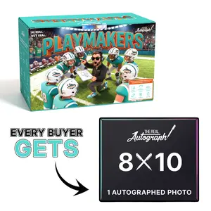PLAYMAKERS (DOME) - 1 SIGNED FOOTBALL, JERSEY, FUNKO, MINI HELMET, CLEAT, OR GLOVE