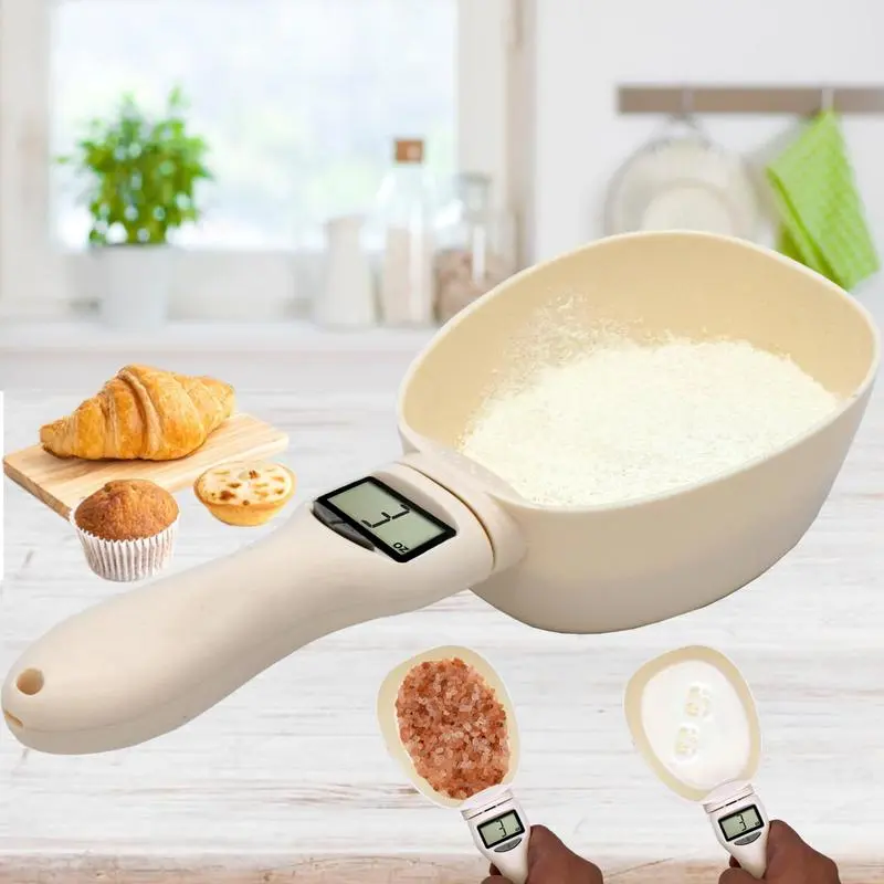 Digital Food Measuring Scoop Scale Electronic Kitchen Measuring Spoon ...