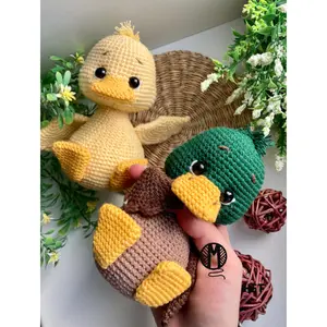 Crochet Duckling Cute Crochet Funny Crochet
