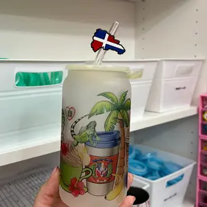 Dominican 16oz glass cup Dominican 16oz glass cup