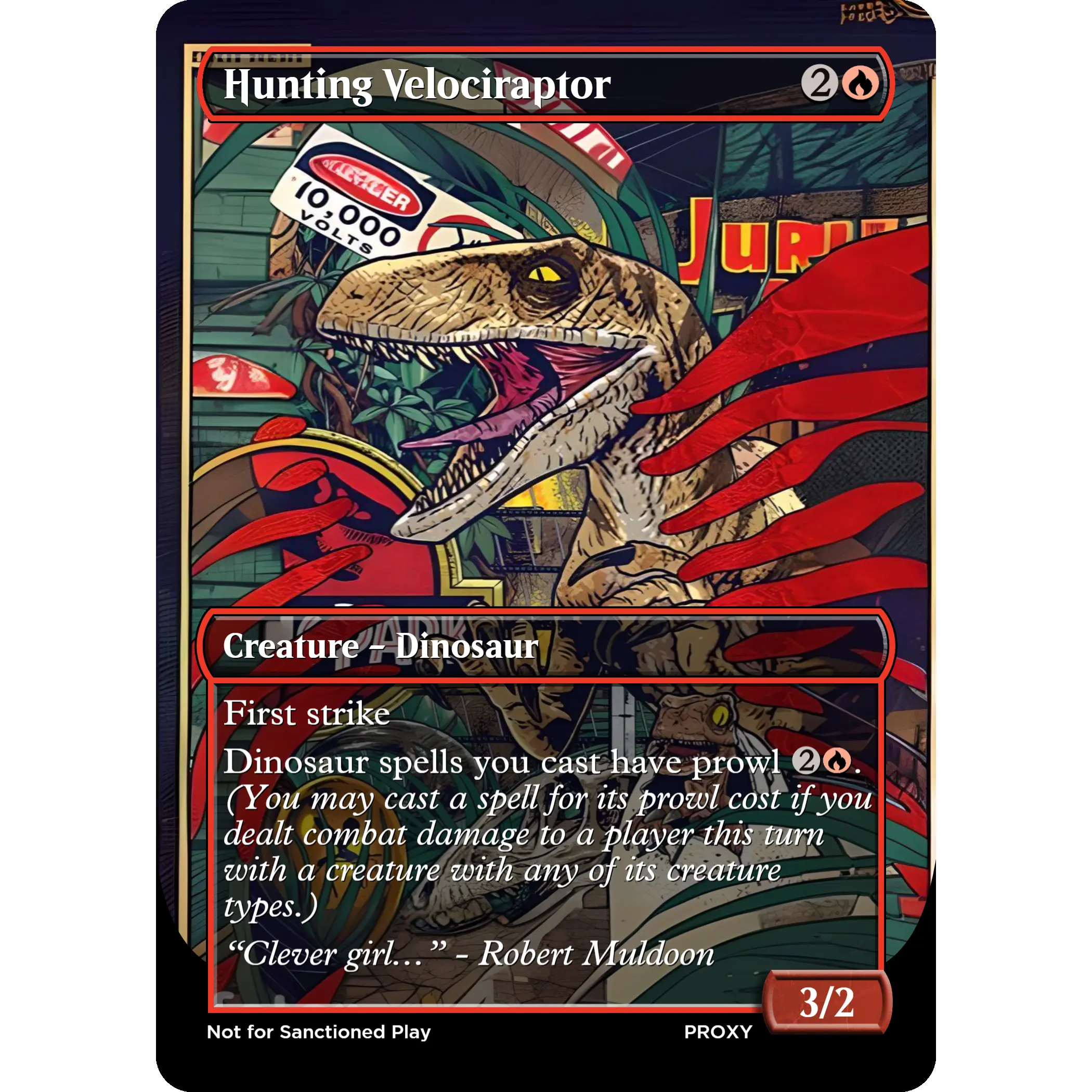 Hunting Velociraptor Creature Dinosaur MTG PROXY Jurassic Park Custom Art Card 2.5" x 3.5" Whitecore 270 gsm GhostDogProxies Backings - TikTok Shop Hunting Velociraptor Creature Dinosaur MTG PROXY Jurassic Park Custom Art Card 2.5" x 3.5" Whitecore 270 gsm GhostDogProxies Backings - TikTok Shop