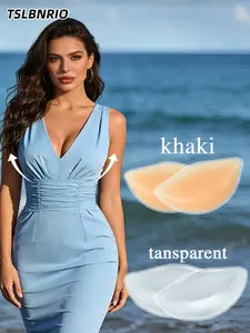 Invisible Silicone Bra Pads, Push Up Breast Enhancer, Seamless Comfortable Pads, Reusable Breast Lift Inserts, Soft Skin Friendly