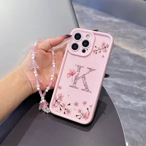 Butterfly Phone Lanyard Set, Floral Ktpu Anti-Drop Protective Case for iPhone 6-16 Pro Max, Perfect Gift for Women & Girls