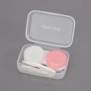 Lens Case with Applicator for Easy Use - Compact Travel Friendly Design
