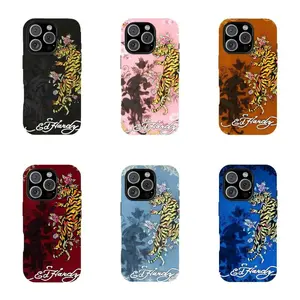 Vintage Japanese Traditional Art Cute Tiger Collage Shockproof Hardy Phone Case Retro Wild Animal Aesthetic Durable Protective Cover Compatible With iPhone 17 16 15 14 13 12 11 Pro Max And Samsung Phones Ideal Birthday Holiday Gift For Wildlife Art Enthus