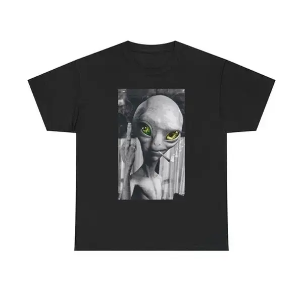 Alien Paul Movie Graphic T Shirt Retro UFO Unisex Heavy Cotton Tee, Movie Graphic Tee, Unisex Shirt Menswear Womenswear Streetwear Cotton Comfort