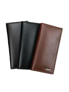 Men's Business Long Wallet with Wallet Cards, Multiple Card Slots, Zipper Coin Pocket, Photo Holder, Simple Elegant Style for Daily Commute Office Use, Minimalist Wallets