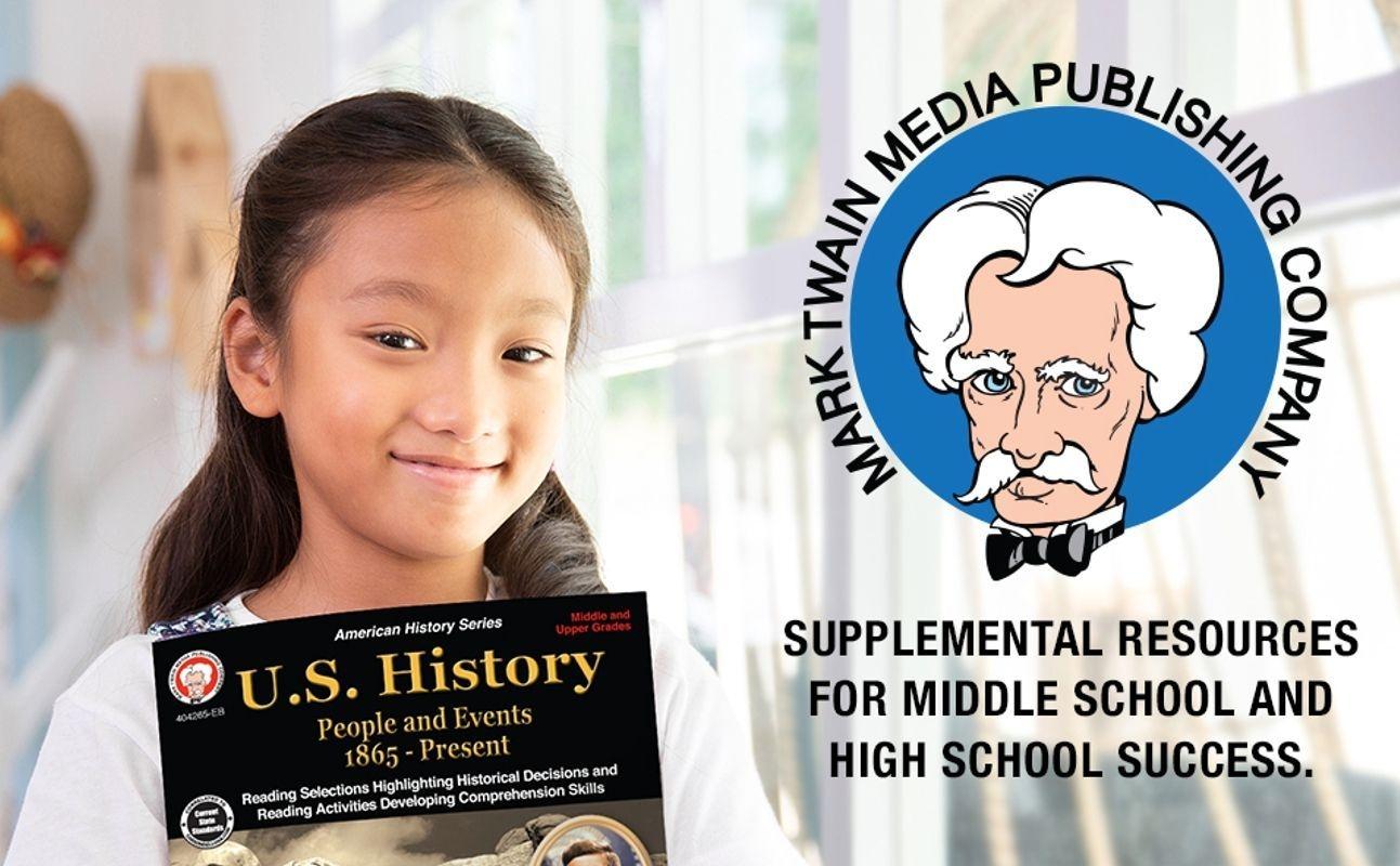 Mark Twain US History Workbook, Middle School Books Covering People and Events 1865 to Present Day, Social Studies Classroom and Homeschool Curriculum   Paperback – January 13, 2017