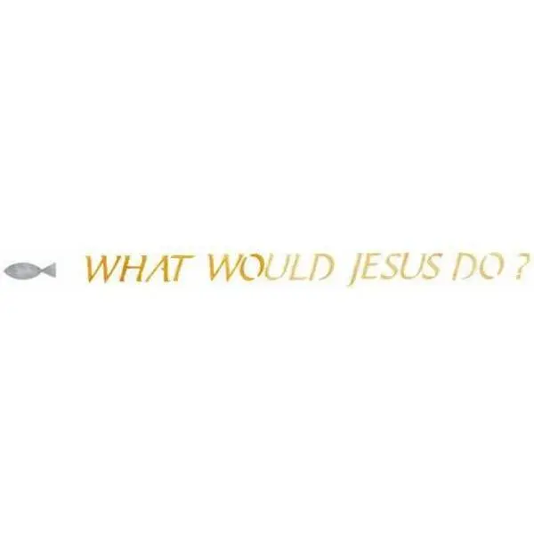 What Would Jesus Do? Wall Stencil What Would Jesus Do? Wall Stencil