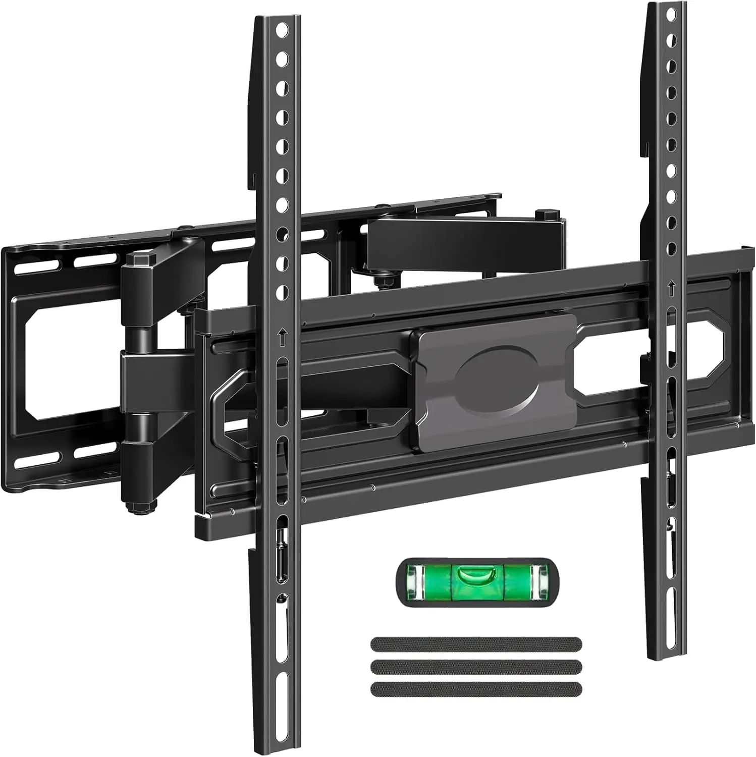 EconoMe TV Wall Mount for Most 32-65 inch Flat Screen/LED/4K TVs, TV Mount with Swivel and Tilt Articulating Dual Arms, Full Motion Wall Mount up to 16" Stud, Max VESA 400X400mm, up to 99lbs