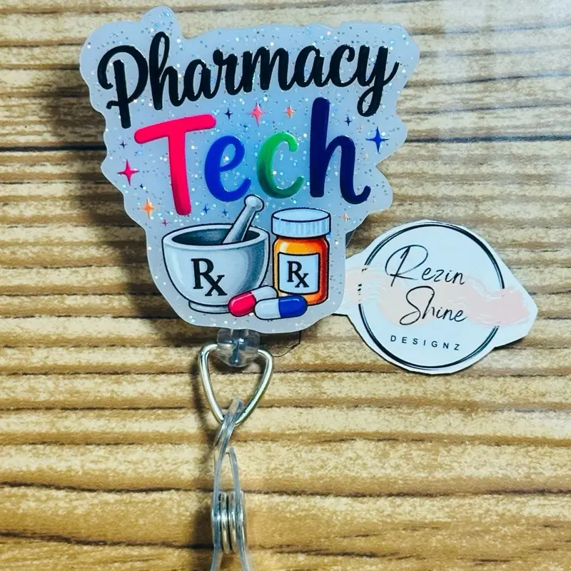 Pharmacy Tech Badge Reel