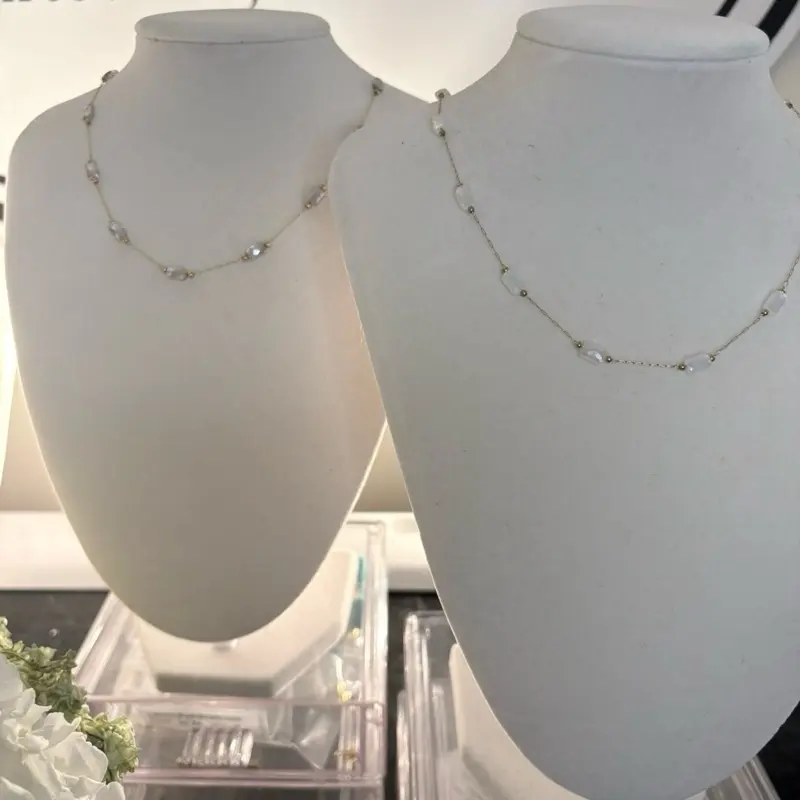Transparent Glass Necklace