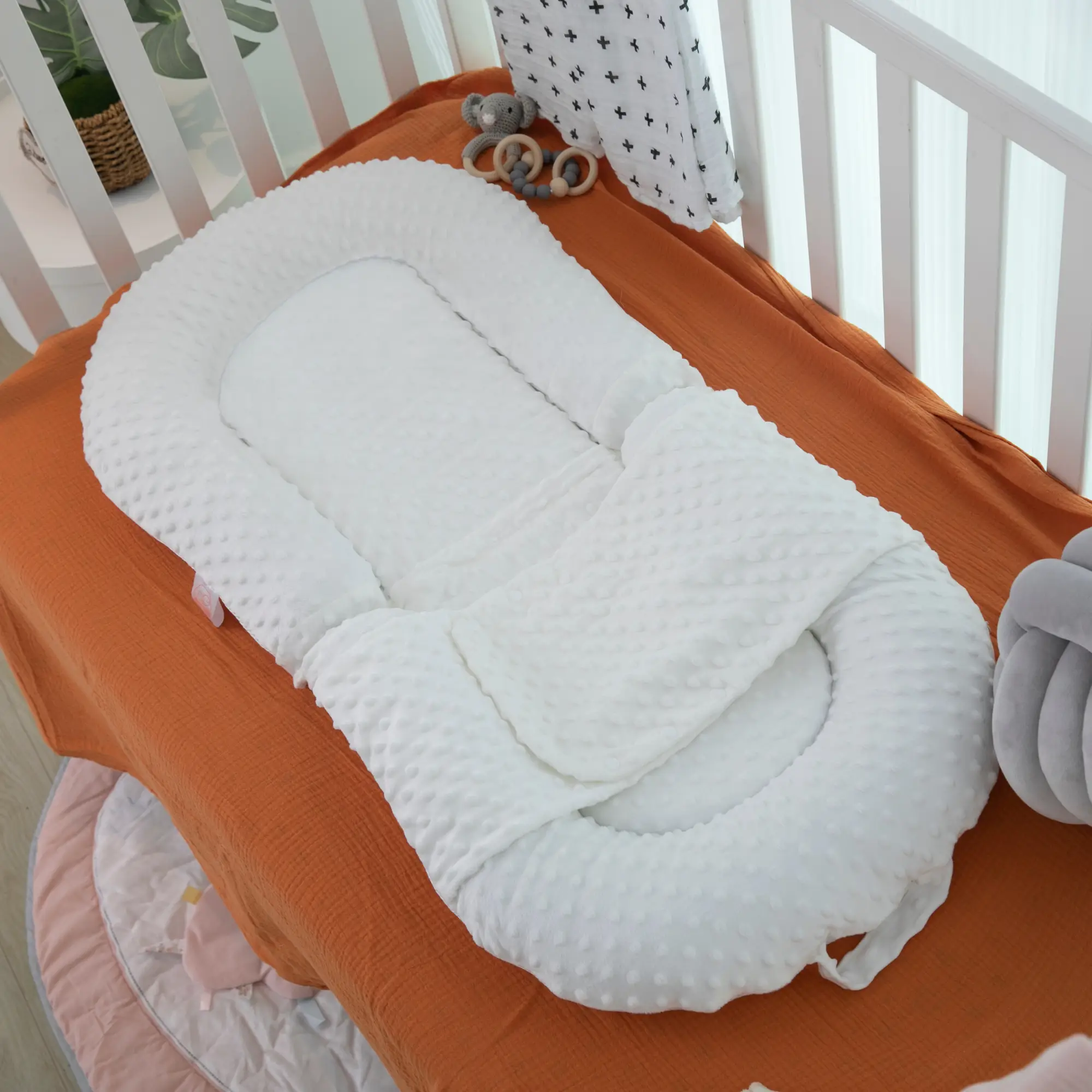 Title: Portable Baby Nest Lounger for Newborns (0-24 Months) | Co-Sleeper Baby B...