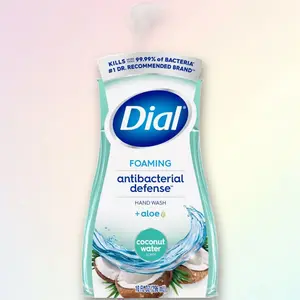 Coconut Water Foaming Hand Wash 10fl oz - Antibacterial Hand Soap, for Bathroom Kitchen, Dial