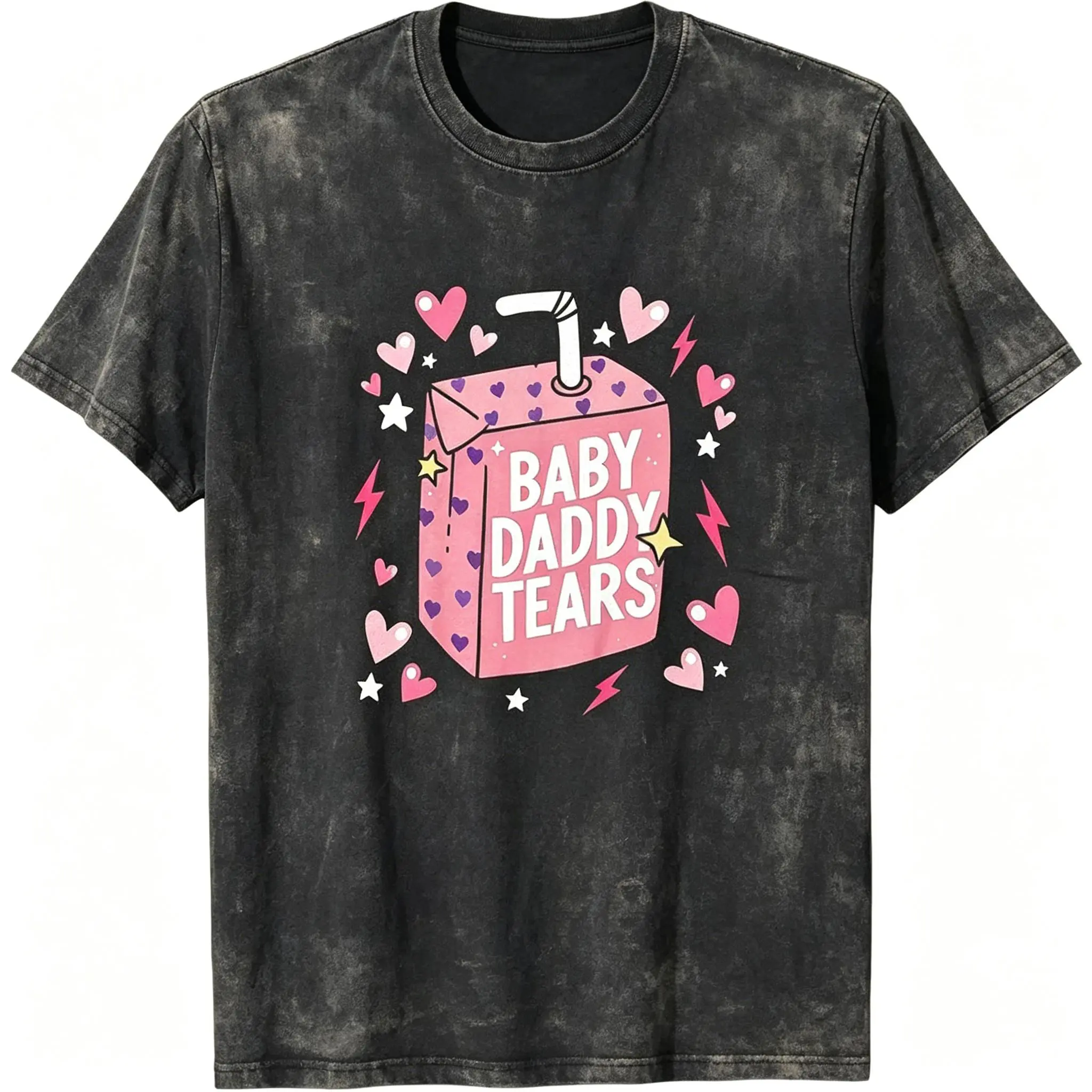 Washed T-shirt-Black