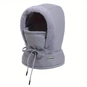 Trendy Fleece Trapper Hat Unisex Winter Windproof Ski Cap with Ear Protection for Outdoor Cycling Snow Activities Cold Weather Essential