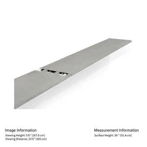 Toden Surface/Shelf Extension Kit - 72"W x 16"D, Removable & Reconfigurable, Tool-Free Installation, Heavy-Duty Support, Customizable Length, Ideal for Any Room