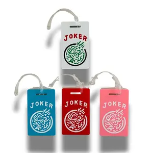 Mahjong Joker – Easy-to-Spot Bag Identifier –Luggage Tag with Clear Plastic Strap - Fun Mahjong Travel Accessory - Gift for Mahjong Lovers