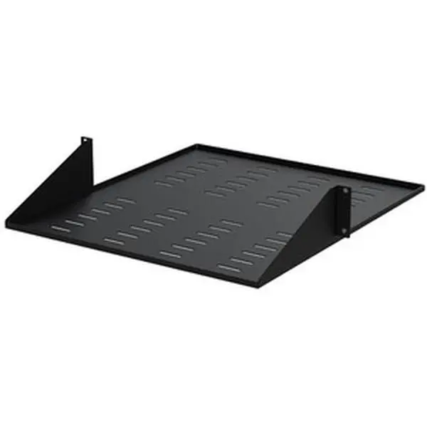 Startech CABSHF2POSTV2 2U 19" (482.60 mm) Width 2-Post Server Rack Shelf - 20" (508 mm) Length, SPCC Steel, Ventilated, 1-Layer, EIA 310 Compliant, RoHS Certified, 75 lb Capacity, Space-Saving for Life Organization & Server Storage